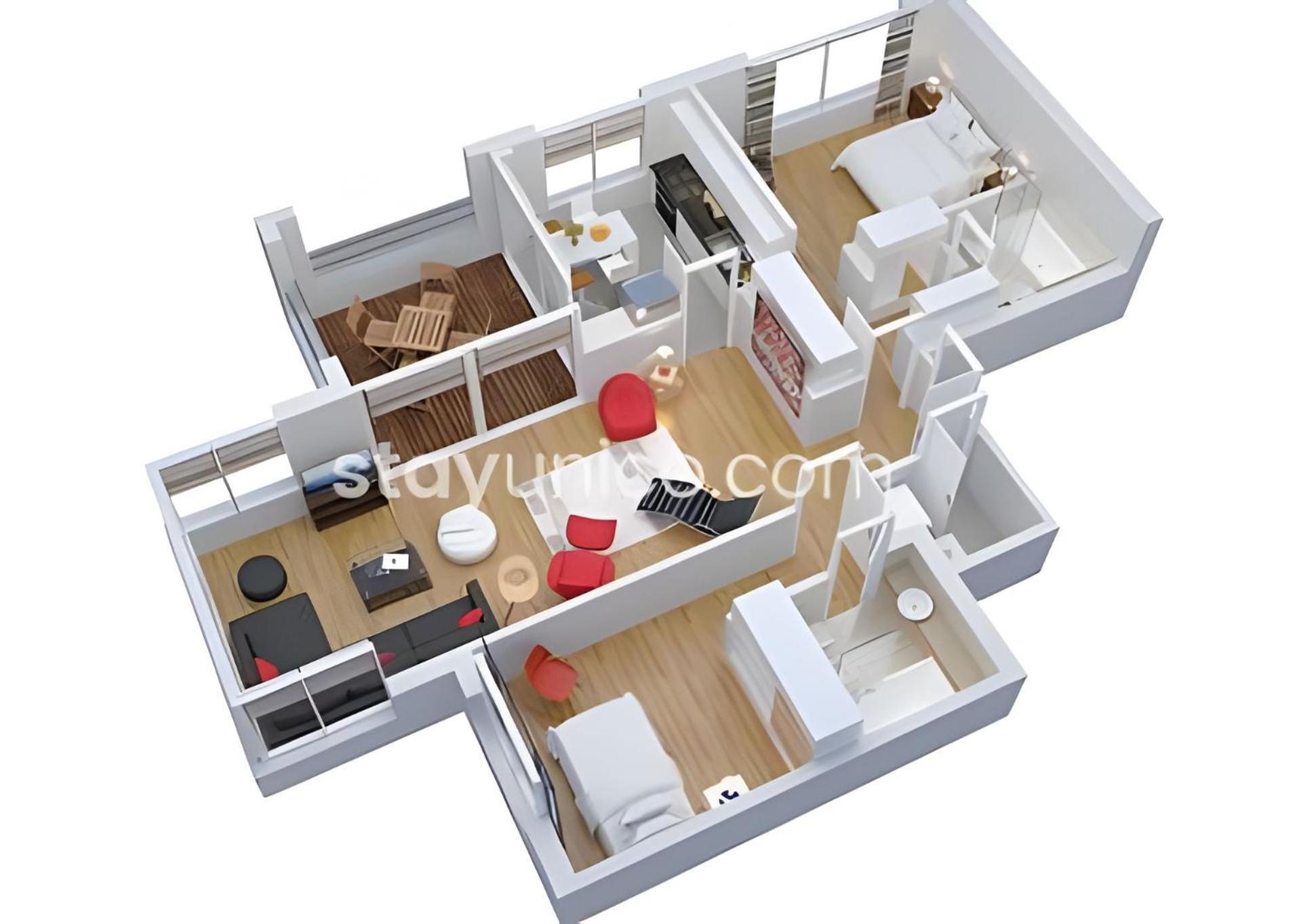 Apartamento Edificio De Lujo En El Corazon De Palermo Soho: 2 Piscinas, Sauna, Gimnasio Y Centro De Negocios *